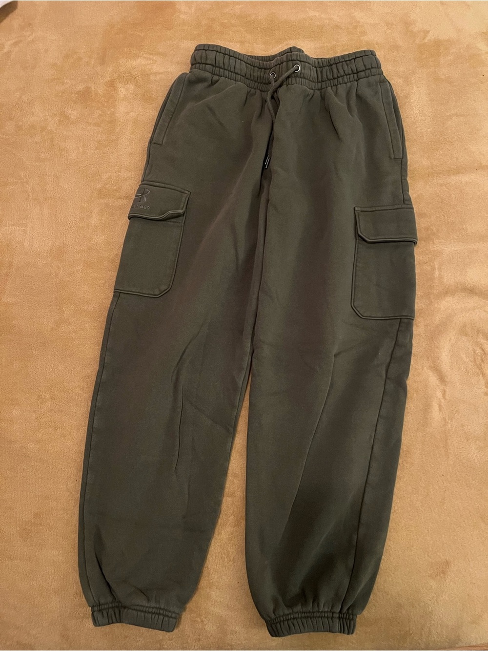 Under Armour Olive Cargo Jogger Sweatpants